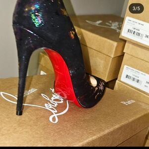 Christian Louboutin Milkyway Irzia Heels with Red Sole